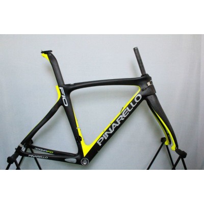 Pinarello DogMa F10 Carbon Road Bike Frame 168 Sulfur Yellow-Dogma F10 V Brake & Disc Brake