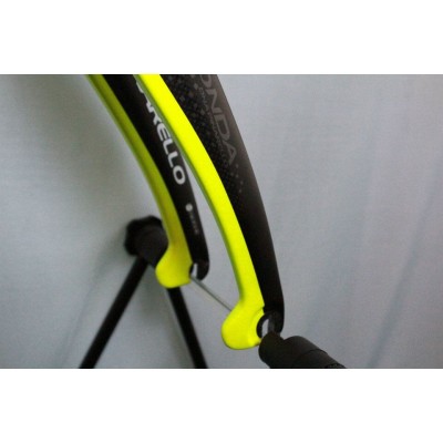 Pinarello DogMa F10 Carbon Road Bike Frame 168 Sulfur Yellow-Dogma F10 V Brake & Disc Brake