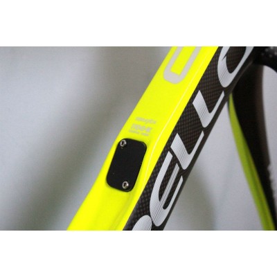 Pinarello DogMa F10 Carbon Road Bike Frame 168 Sulfur Yellow-Dogma F10 V Brake & Disc Brake