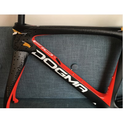 Pinarello DogMa F10 karbon közúti kerékpár váz 167 fekete-Dogma F10 V Brake & Disc Brake