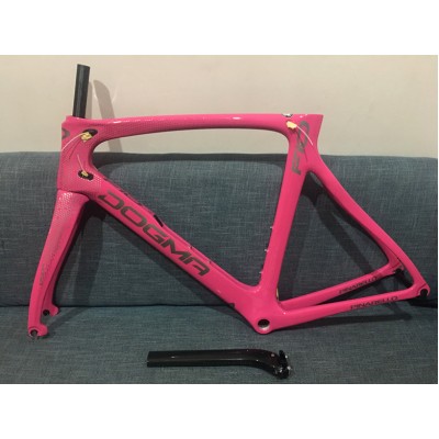 Pinarello DogMa F10 Карбоновая рама для дорожного велосипеда, розовый-Dogma F10 V Brake & Disc Brake