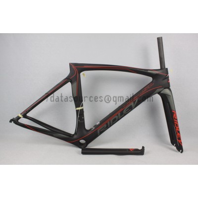 Cuadro de bicicleta de carretera Ridley Carbon NOAH SL Rojo-Ridley Road