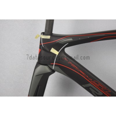 Cuadro de bicicleta de carretera Ridley Carbon NOAH SL Rojo-Ridley Road