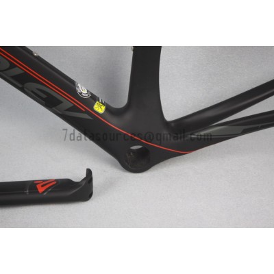 Cuadro de bicicleta de carretera Ridley Carbon NOAH SL Rojo-Ridley Road