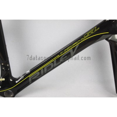 Ridley Carbon Rennradrahmen NOAH SL Gelb-Ridley Road