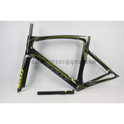 Ridley Carbon Rennradrahmen NOAH SL Gelb-Ridley Road