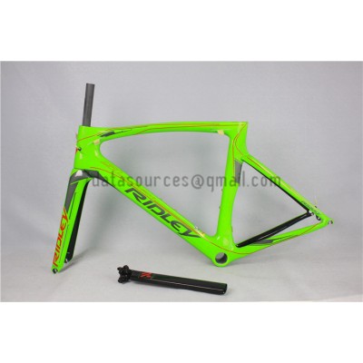 Quadro de bicicleta Ridley Carbon Road R1 Verde-Ridley Road