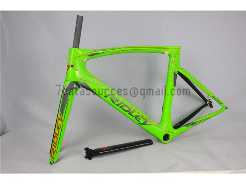 Ridley Carbon Road Bicycle Frame R1 Green - Ridley Road