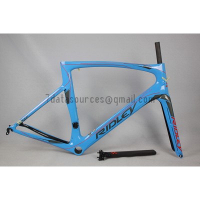 Ridley Carbon Road Bicycle Frame R1 Sky Blue-Ridley Road