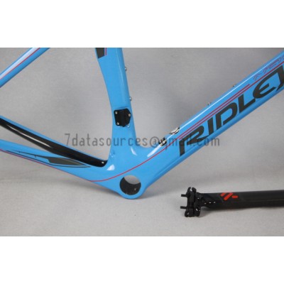 Ridley Carbon Road Bicycle Frame R1 Sky Blue-Ridley Road