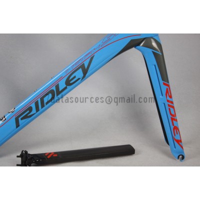 Ridley Carbon Road Bicycle Frame R1 Sky Blue-Ridley Road