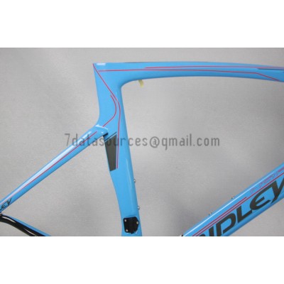 Ridley Carbon Road Bicycle Frame R1 Sky Blue-Ridley Road
