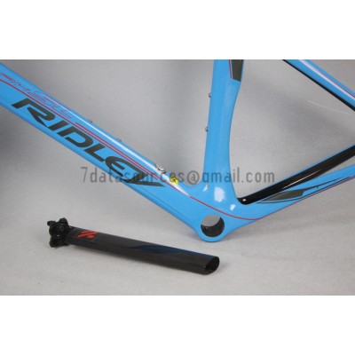 Ridley Carbon Road Bicycle Frame R1 Sky Blue-Ridley Road