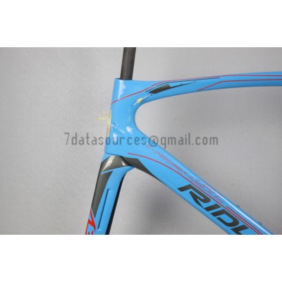 Ridley Carbon Road Bicycle Frame R1 Sky Blue-Ridley Road