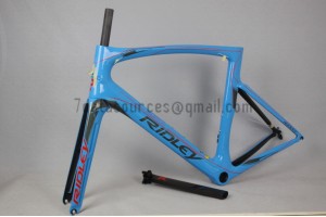 Telaio bici da corsa Ridley Carbon R1 Sky Blue