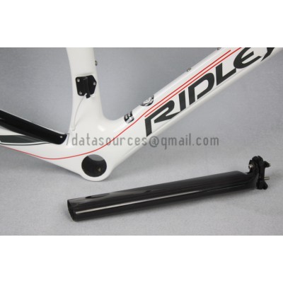 Ridley Carbon Road Bicycle Frame R1 White-Ridley Road