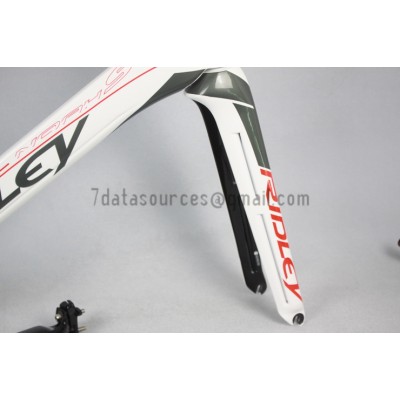 Ridley Carbon Road自転車フレームR1ホワイト-Ridley Road