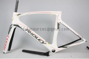 Ridley Carbon Road Cykelram R1 Vit