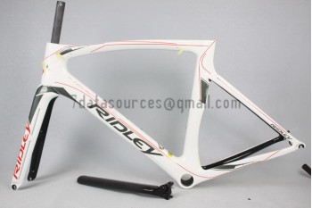 Ridley Carbon Road Bicycle Frame R1 White