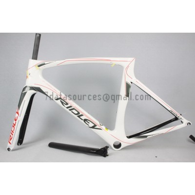 Cuadro Bicicleta Ridley Carbon Road R1 Blanco-Ridley Road