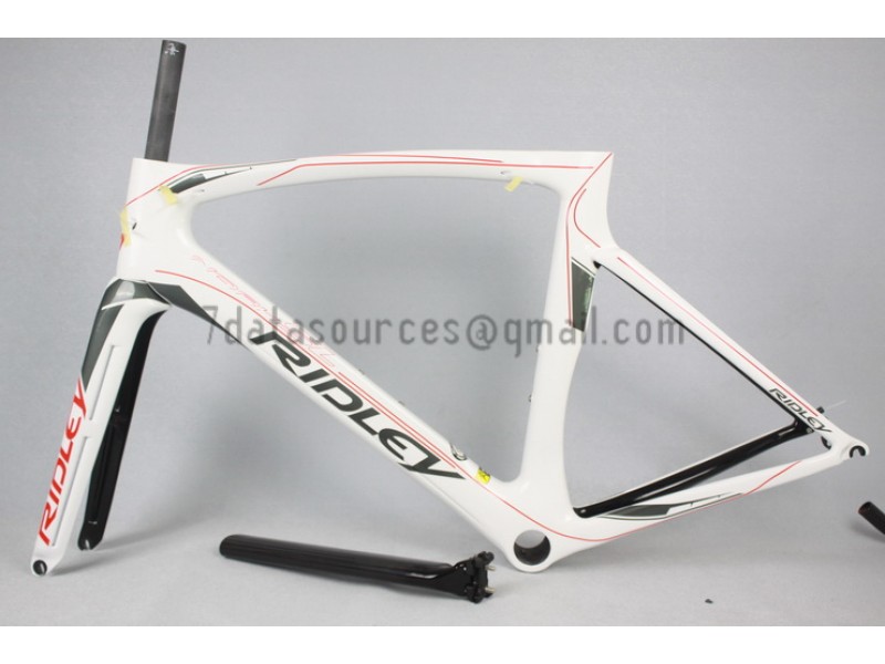 Ridley Carbon Road polkupyörän runko R1 valkoinen