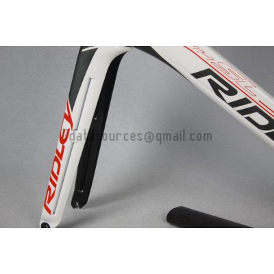 Ridley Carbon Road自転車フレームR1ホワイト-Ridley Road