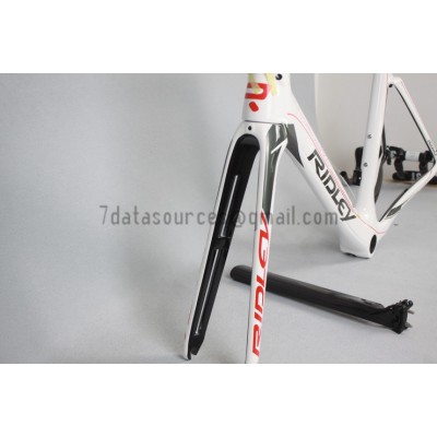 Ridley Carbon Road Bicycle Frame R1 White-Ridley Road