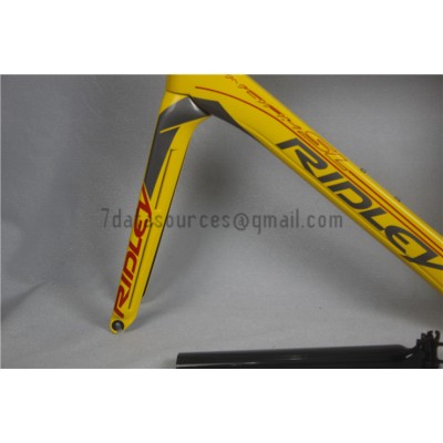 Ridley Carbon Road Bicycle Frame R1 Yellow-Ridley Road