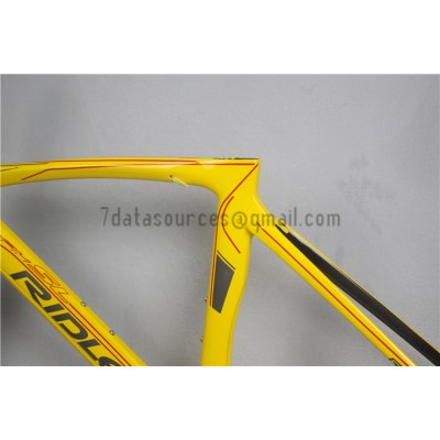 Ridley Carbon Route Cadre De Vélo R1 Jaune-Ridley Road