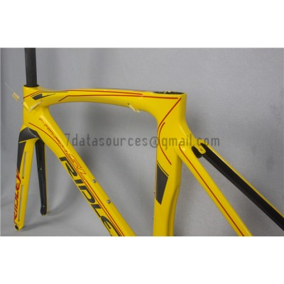 Ridley Carbon Road Bicycle Frame R1 Yellow-Ridley Road