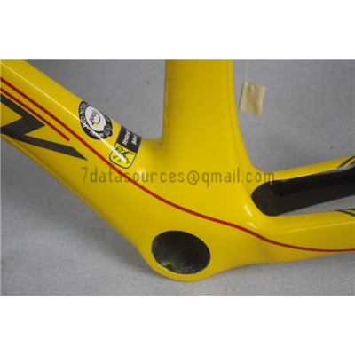 Ridley Carbon Road Bicycle Frame R1 Yellow-Ridley Road