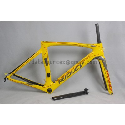 Ridley Carbon Road Bicycle Frame R1 Yellow-Ridley Road