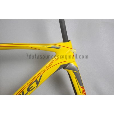 Ridley Carbon Road Bicycle Frame R1 Yellow-Ridley Road