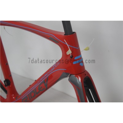 Cuadro de bicicleta de carretera Ridley Carbon R2 Rojo-Ridley Road