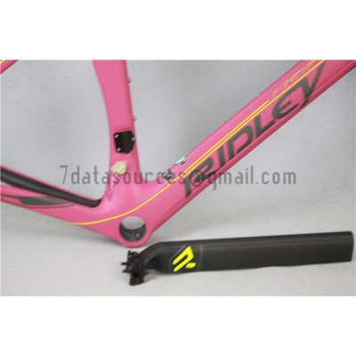 Ridley Carbon Road Bicycle Frame R3 Pink-Ridley Road