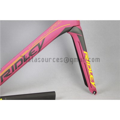 Ridley Carbon Road Bicycle Frame R3 Pink-Ridley Road