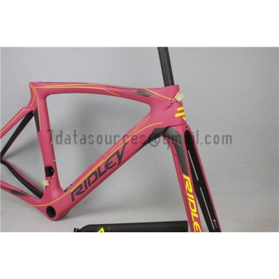 Ridley Carbon Road Bicycle Frame R3 Pink-Ridley Road