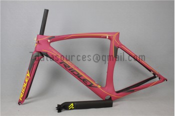 Cadre de vélo de route Ridley Carbone R3 Rose