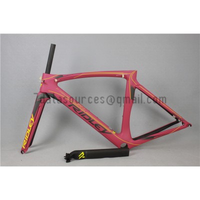 Ridley Carbon Road Bicycle Frame R3 Pink-Ridley Road