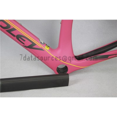 Ridley Carbon Road Bicycle Frame R3 Pink-Ridley Road