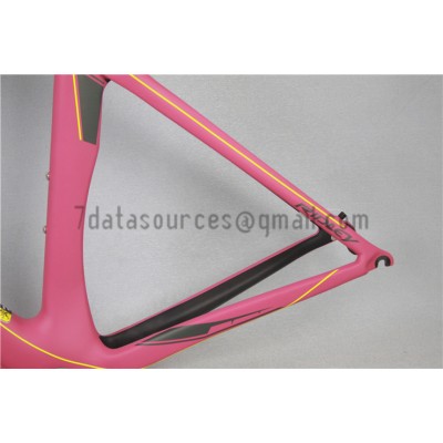 Ridley Carbon Road Bicycle Frame R3 Pink-Ridley Road