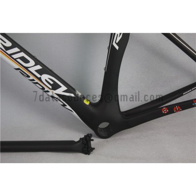 Ridley Carbon Road Bicycle Frame R6 Svart-Ridley Road