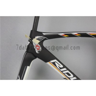 Ridley Carbon Road Bicycle Frame R6 Svart-Ridley Road