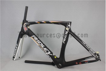 Telaio bici da corsa Ridley Carbon R6 nero