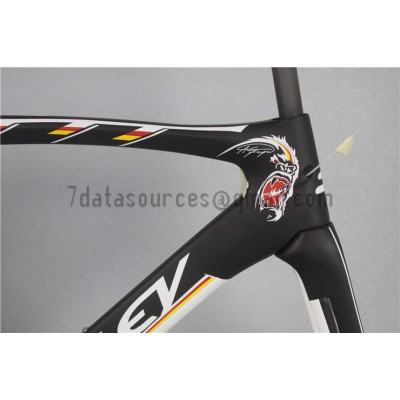 Ridley Carbon Road Bicycle Frame R6 Svart-Ridley Road