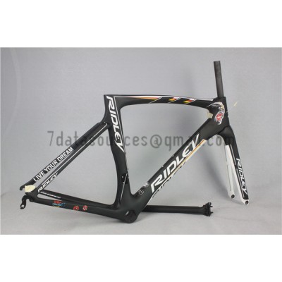 Quadro de bicicleta Ridley Carbon Road R6 Preto-Ridley Road