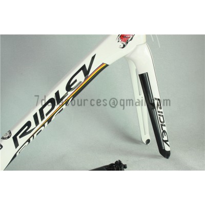 Quadro Ridley Carbon Road para bicicleta R6 Branco-Ridley Road