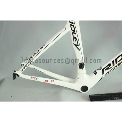 Cuadro de Bicicleta Ridley Carbon Road R6 Blanco-Ridley Road