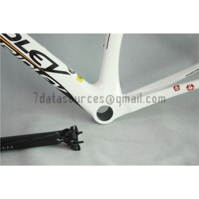 Ridley Carbon Road Bicycle Frame R6 White-Ridley Road