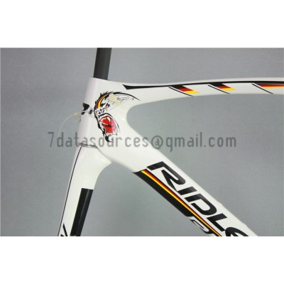 Ridley Carbon Road Bicycle Frame R6 White-Ridley Road